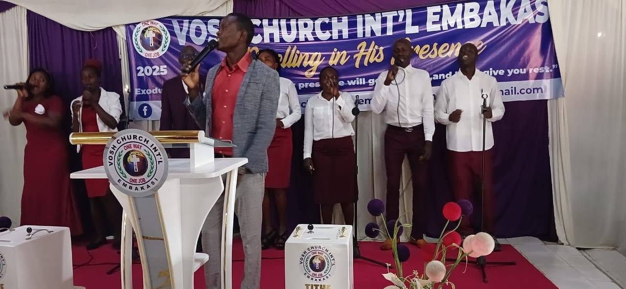 Sunday service at Embakasi Vosh Church