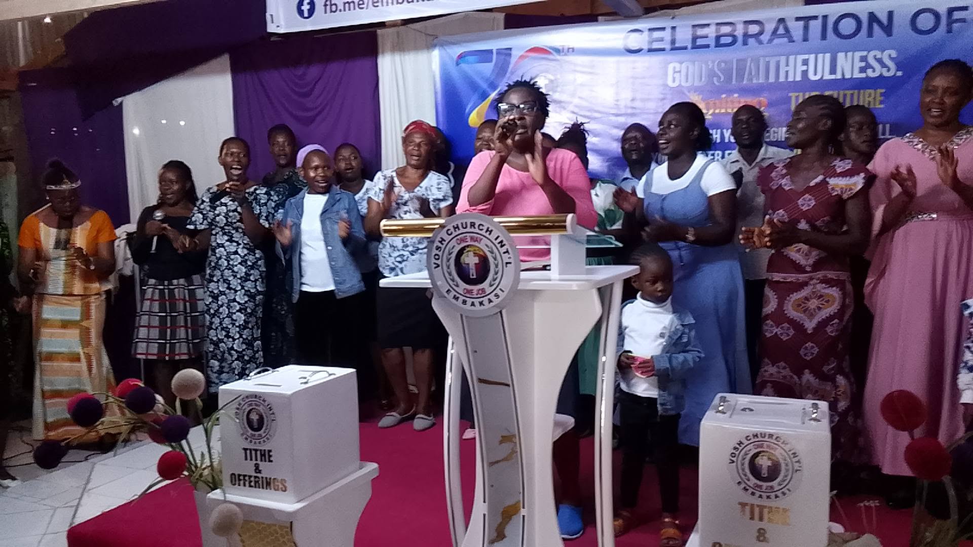 Embakasi Vosh Church worship service